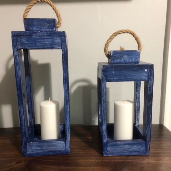 Other - Handmade Wood Lanterns